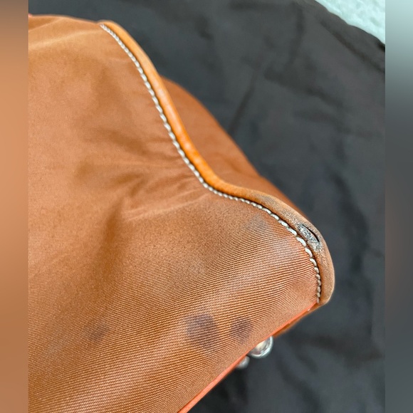 Authentic Vintage Tod’s Leather and Canvas Tote Bag - Picture 8 of 11